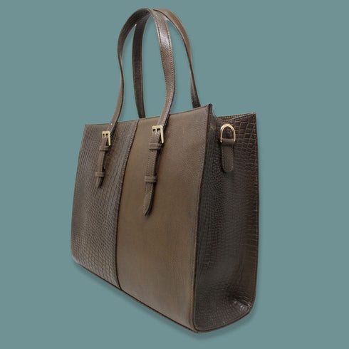Gauri Genuine Leather Women Tote Bag Hive